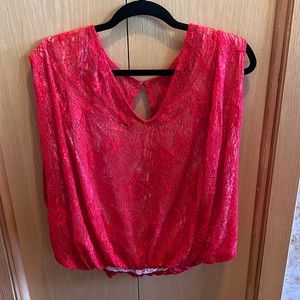 Sleeveless Free People lace top